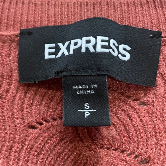 Express Coral Knit Sweater - Size Small - Picture 3 of 3